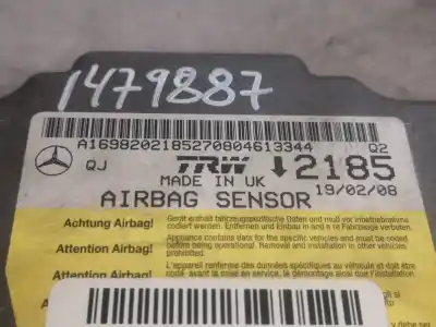 Pièce détachée automobile d'occasion BOITIER DE COMMANDE D'AIRBAG pour MERCEDES-BENZ CLASE B SPORTS TOURER (W245)  Références OEM IAM A1698202185  