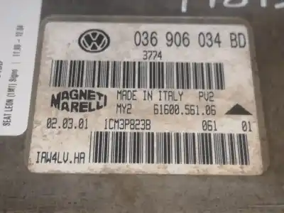 İkinci el araba yedek parçası ecu motor kontrol cihazi için seat leon (1m1) aus oem iam referansları 036906034bd  