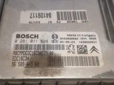 İkinci el araba yedek parçası ecu motor kontrol cihazi için peugeot 307 (s1) 9hy oem iam referansları 9658944580