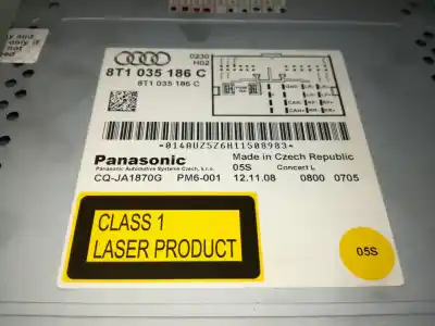 Gebrauchtes Autoersatzteil AUDIOSYSTEM / RADIO-CD zum AUDI A5 (8T3)  OEM-IAM-Referenzen 8T1035186C  