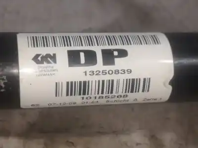 Pièce détachée automobile d'occasion TRANSMISSION AVANT DROITE pour OPEL ASTRA J BERLINA 5P  Références OEM IAM 13250839  