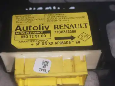 Автозапчастина б/у блок управління подушками безпеки для renault kangoo i (f/kc0) e7j780 посилання на oem iam 7700313368