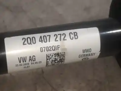 Автозапчасти б/у передняя правая трансмиссия за volkswagen t-cross (c11) dlaa ссылки oem iam 2q0407272cb