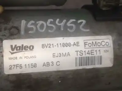 Recambio de automóvil de segunda mano de Motor Arranque para FORD TRANSIT COURIER (C4A) XUCD referencias OEM IAM 8V2111000AE  