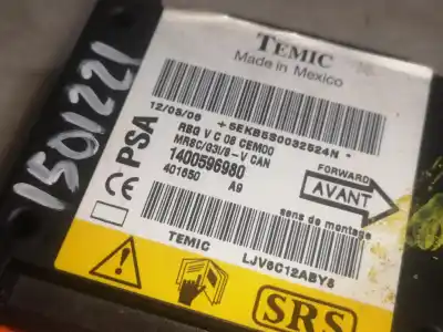 Piesă de schimb auto la mâna a doua UNITATE DE CONTROL AIRBAG pentru CITROEN C8 VAN (EA_, EB_)  Referințe OEM IAM 1400596980  
