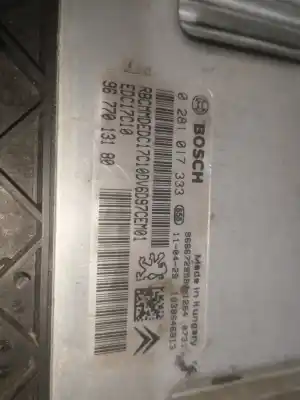 Second-hand car spare part ecu engine control for citroen c3 picasso 9h06 oem iam references 9677013180  