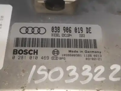 Peça sobressalente para automóvel em segunda mão centralina de motor uce por audi a3 (8l) atd referências oem iam 038906019de  