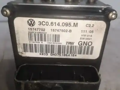 Gebrauchtes Autoersatzteil abs zum volkswagen passat berlina (3c2) bkp oem-iam-referenzen 3c0614095m  