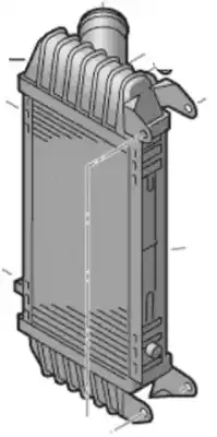 Second-hand car spare part intercooler for audi a2 (8z0) 1.2 tdi oem iam references 8z0145805e