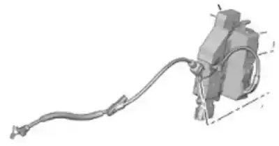 Second-hand car spare part rear right door lock for citroen c3 picasso 9h06 oem iam references 9138t8