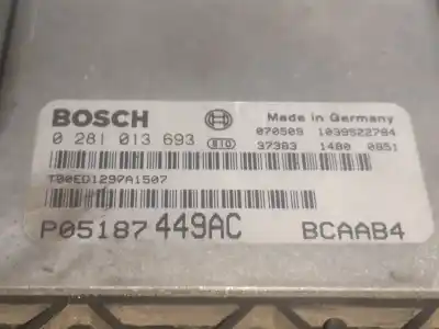 İkinci el araba yedek parçası ecu motor kontrol cihazi için dodge caliber 1.8 oem iam referansları p05187449ac  