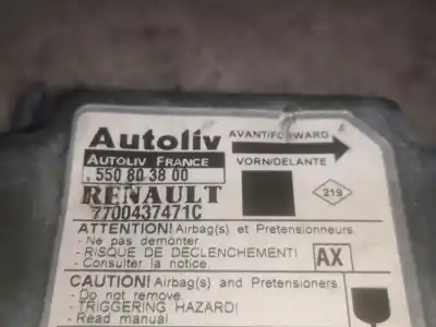 Pezzo di ricambio per auto di seconda mano centralina airbag per renault scenic (ja..) k4m701 riferimenti oem iam 7700437471c  