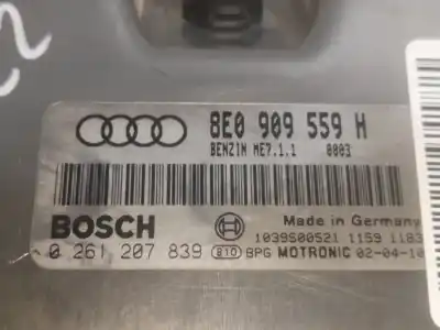 Second-hand car spare part ecu engine control for audi a4 cabriolet (8h) asn oem iam references 8e0909559h  