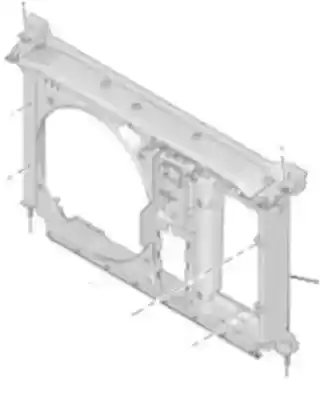 Second-hand car spare part front panel for citroen c4 picasso 9h05 oem iam references 7104ey