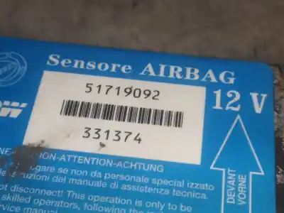 Piesă de schimb auto la mâna a doua UNITATE DE CONTROL AIRBAG pentru FIAT II PUNTO (188) BERLINA  Referințe OEM IAM 51719092  