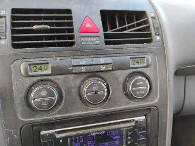 Peça sobressalente para automóvel em segunda mão comando de sofagem (chauffage / ar condicionado) por volkswagen touran (1t1) bkc referências oem iam 