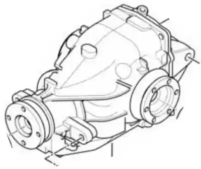 Peça sobressalente para automóvel em segunda mão diferencial traseiro por bmw serie x3 (e83) m57d30t2 referências oem iam 33107575539
