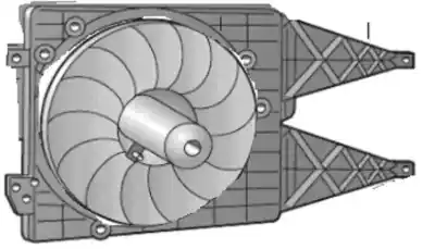 Peça sobressalente para automóvel em segunda mão TERMOVENTILADOR ELÉTRICO por SEAT IBIZA III (6L1)  Referências OEM IAM 6Q0959455AD  