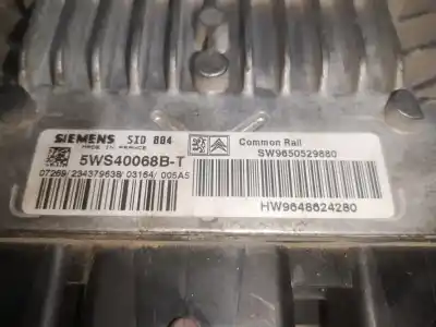 Second-hand car spare part ecu engine control for citroen c3 i (fc_, fn_) 1.4 hdi oem iam references 9648624280  