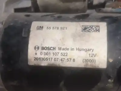 Pezzo di ricambio per auto di seconda mano motorino di avviamento per opel corsa d a12xer riferimenti oem iam 55578921