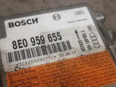 Автозапчастина б/у блок управління подушками безпеки для audi a4 b6 (8e2) 1.9 tdi посилання на oem iam 8e0959655
