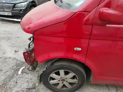 Автозапчастина б/у передне ліве крило для volkswagen t5 transporter furgón/combi (7h) axd посилання на oem iam 7h0821101e