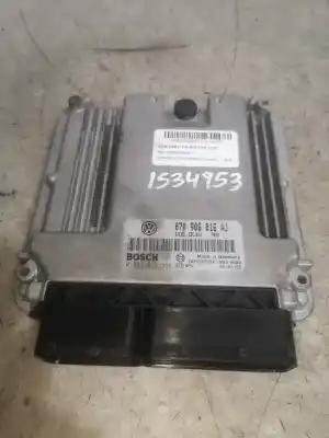 Second-hand car spare part ECU ENGINE CONTROL for VOLKSWAGEN T5 TRANSPORTER FURGÓN/COMBI (7H)  OEM IAM references 070906016AJ  