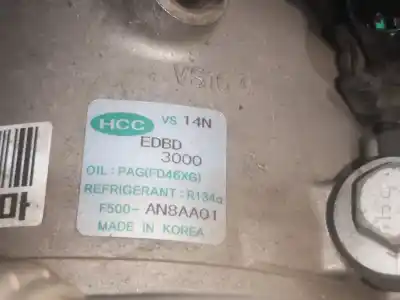 Peça sobressalente para automóvel em segunda mão compressor de ar condicionado a/a a/c por hyundai i30 (fd) g4fa referências oem iam f500an8aa01  