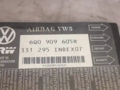 Second-hand car spare part AIRBAG CONTROL UNIT for SEAT IBIZA III (6L1)  OEM IAM references 6Q0909605R  