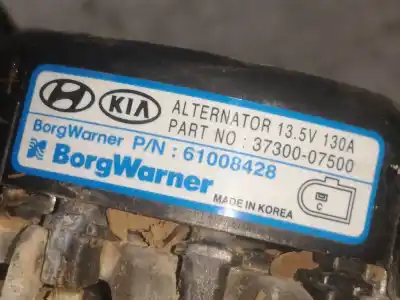 Second-hand car spare part alternator for hyundai bayon (bc3) 1.2 mpi oem iam references 3730007500  