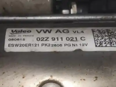 Автозапчастина б/у ДВИГУН ЗАПУСКАЄТЬСЯ для SEAT IBIZA IV (6J5, 6P1)  Посилання на OEM IAM 02Z911021C  