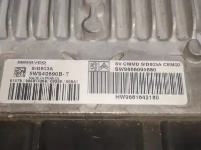 Recambio de automóvil de segunda mano de Centralita Motor Uce para CITROEN C4 PICASSO I MONOSPACE (UD_) 2.0 HDI 138 referencias OEM IAM 9666095880  