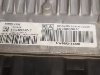 Second-hand car spare part ecu engine control for citroen c3 i (fc_, fn_) 1.4 hdi oem iam references 9660300280