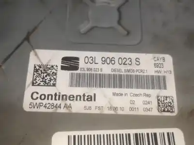 Автозапчасти б/у БЛОК УПРАВЛЕНИЯ ДВИГАТЕЛЕМ за SEAT IBIZA BERLINA (6J5)  ссылки OEM IAM 03L906023S  