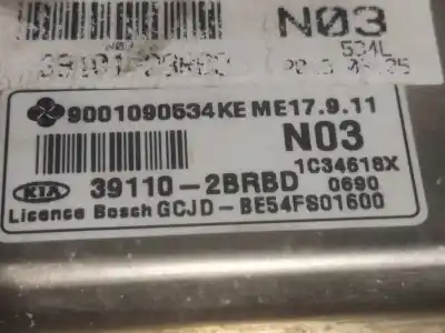 Автозапчасти б/у блок управления двигателем за kia ceed (jd) g4fa ссылки oem iam 391102brbd  