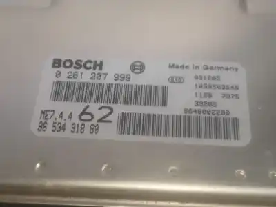 Автозапчасти б/у блок управления двигателем за citroen c2 (jm_) 1.6 ссылки oem iam 9653491880  