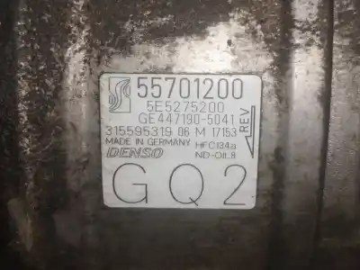 Автозапчастина б/у компресор кондиционера для OPEL CORSA D A12XER Посилання на OEM IAM 55701200  