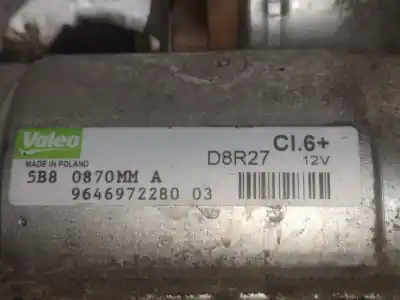 Peça sobressalente para automóvel em segunda mão motor de arranque por citroen c4 picasso i monospace (ud_) 2.0 hdi 138 referências oem iam d8r27