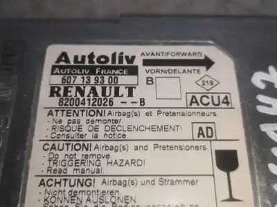 İkinci el araba yedek parçası hava yastigi kontrol ünitesi için renault megane ii sedán (lm0/1_) 1.5 dci (lm1e) oem iam referansları 8200412026  