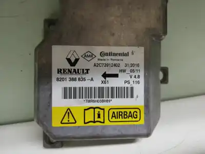 Автозапчасти б/у блок управления подушками безопасности за renault kangoo ii (f/kw0) 5am40 ссылки oem iam 8201388835a  