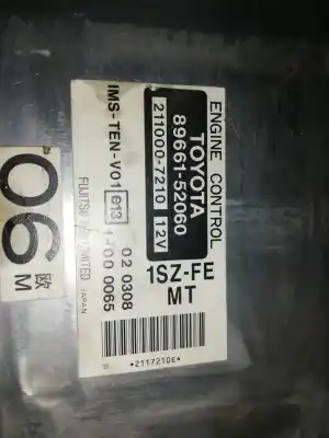 Автозапчастина б/у ебу контролер двигуна для toyota yaris (ncp1/nlp1/scp1) 1szfe посилання на oem iam 8966152060  