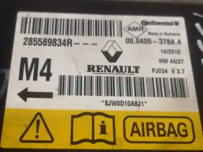 Автозапчасти б/у блок управления подушками безопасности за renault scénic iii (jz0/1_) 1.5 dci ссылки oem iam 285589834r  