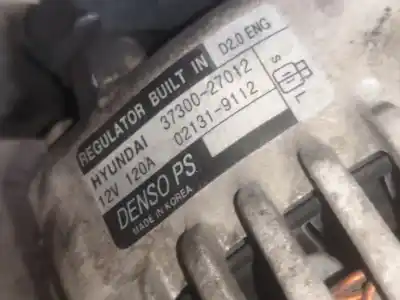 Gebrauchtes Autoersatzteil Lichtmaschine zum HYUNDAI TUCSON (JM)  OEM-IAM-Referenzen 3730027012  