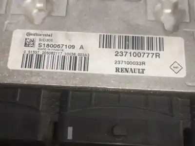 Second-hand car spare part ecu engine control for renault scénic iii (jz0/1_) 1.5 dci oem iam references 237100777r