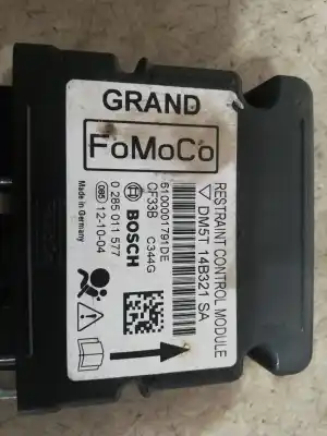 Автозапчастина б/у блок управління подушками безпеки для ford grand c-max (dxa/cb7, dxa/ceu) 1.6 tdci посилання на oem iam dm5t14b321sa  