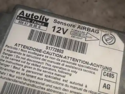 Second-hand car spare part airbag control unit for fiat i doblò (119) 223b1000 oem iam references 51772803  