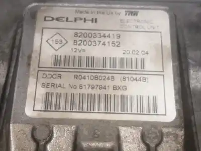 Tweedehands auto-onderdeel ECU MOTORCONTROLLER voor RENAULT SCENIC II (JM)  OEM IAM-referenties 8200334419  