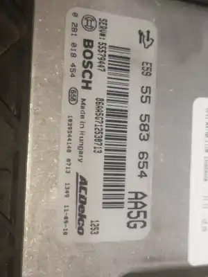 Автозапчастина б/у ебу контролер двигуна для opel astra j berlina 5p a20dth посилання на oem iam 55583654  
