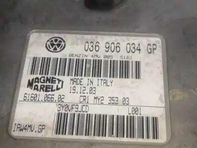 İkinci el araba yedek parçası Ecu Motor Kontrol Cihazi için VOLKSWAGEN POLO (9N1) BBY OEM IAM referansları 036906034GP  