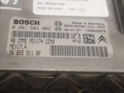 Pièce détachée automobile d'occasion Calculateur Moteur Ecu pour PEUGEOT 308 5FW Références OEM IAM 9665291180  